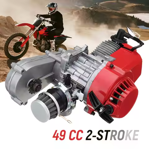 49CC Two-Stroke Pull Start Engine Motor for Mini Dirtbike Motorbike Scooter ATV Buggy 4-Wheel Quad P
