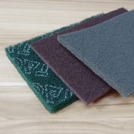 KS7447C INDUSTRY SANDING SCOTCH BRITE Cleaning Sponge Scouring Pad (GREEN/RED/GREY) 工业百洁布