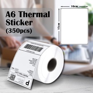 Melody Superstore 350pcs Thermal Sticker A6 Size Airway Bill Paper Roll Sticker Thermal Label AWB Co