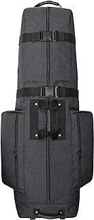 CaddyDaddy Constrictor Soft-Sided Golf Travel Bag Cover with Padded Top, Wheels &amp; Lockable Oversized Zippers | Case for Transporting Clubs on Airlines | 1 Year Travel Case Replacement Coverage