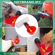 [Hotbrand.my] 6pcs Bird Drinker PVC Tee Fittings 20mm Plastic Livestock Drinking Tee Connector