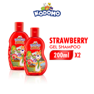 [Paket isi 2] KODOMO Shampoo Gel Strawberry Botol 200ml