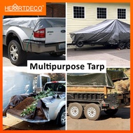 4m x 3m Tarpaulin Rainproof Cloth Waterproof Cover Sunshade Awning Wear-resisting Tarp Cover Water R