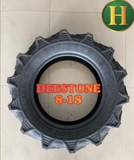 8-18 6PR ยางรถไถ DEESTONE DURAMAX G1🇹🇭 ยางใหม่ปี 26🇹🇭+ยางในขอบ18”ราคา1ชุด✅
