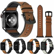 Leather Watch Band Strap For Apple Watch 7 6 5 4 3 2 1 SE 41 42 44 45mm