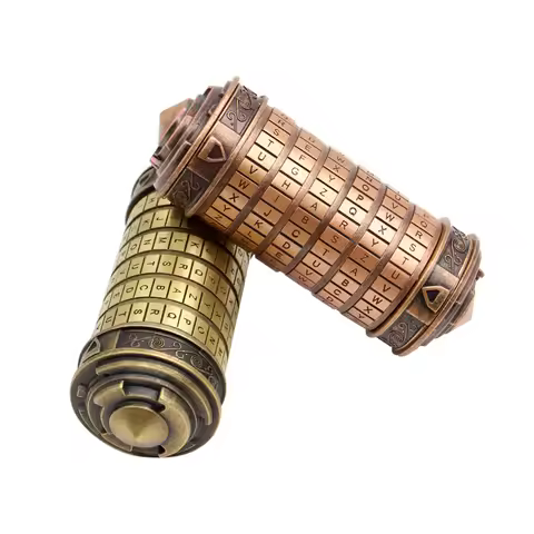 1PCS Hot Code Toys Metal Cryptex Locks Wedding Gifts Valentine's Day Gift Letter Password Escape Roo