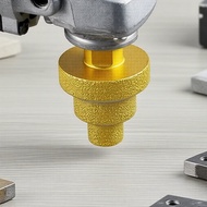 Single-Piece M10 Thread Brazed Diamond Hole Saw Set 20 35 50mm for Dry Drilling Marble Concrete Tile