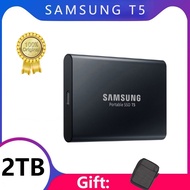 SAMSUNG Portable T5 SSD 2TB 1TB External Solid State Drive USB 3.1 Gen2 And Backward Compatible for PC Hard Drive Black