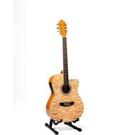 SLICK 39F 39 Inches Acoustic - Electric Guitar with Builtin Equalizer  (QAG39F)