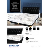 SET Kasur Single Bed Emerald BIGLAND Spring Bed 120 160 180 Diskon