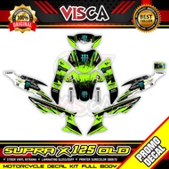 Decal Supra X 125 Lama Modif Keren Stiker Supra X 125 Lama Full Body Striping Supra X 125 Lama Varia