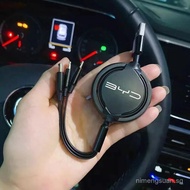 Fast Charing Data Cable 100W Multifunctional 3 In 1 Data Cord For BYD G3 G5 T3 13 F3 M6 S7 E5 E6 L3 