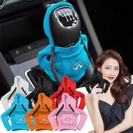 Hoodie Car Gear Shift Knob Cover Fashion Gearshift Handle Decorative For Infiniti FX35 Q70 Q50 Q60 Q