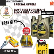 💯Local Seller Ready Stock 💯 AGIP Eni i-Ride Scooter 10w40 1L Engine Oil for Scooters Fully Synthetic