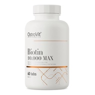 OstroVit Biotin 10.000 µg MAX 60 tablet Vegan Vitamin H B7 Suplemen