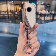 TPU Car Key Case Remote Cover Shell Holder Keyring Bag Fob For BMW New 530Li i5 iX1 X1 X5 840I 740Li