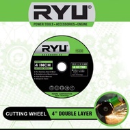 RYU Iron Cutting Wheel 4x1.2 Cutting Wheel 4 Inch Double Layer Original