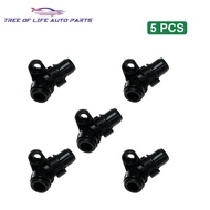 1/2/5x Radiator Coolant Hose Connector 17117548104 For BMW 1 3 Series E82 E88 E90 E92 E93 N54 N55 X1