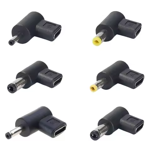 USB C to 5.5x2.5/3.0x1.1/3.5x1.35/4.0x1.7/4.8x1.7/5.5x2.1mm Male to Type C Female 5V Adapter USB C A