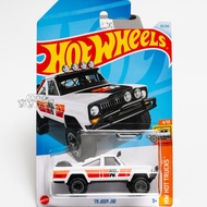 No. 91 '73 JEEP J10 White Mattel Hot Wheels Alloy Small Sports Car
