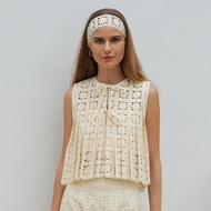 ( พร้อมส่ง ) Perana เสื้อลูกไม้ Penny crop