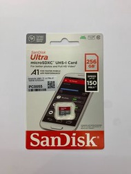 Sandisk 256GB 全新原裝香港行貨記憶卡 Ultra A1 R:150MB Class10 TF MicroSDXC Card SDSQUAC-256G-GN6MN