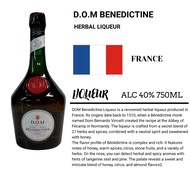 Dom Benedictine Herbal French Liquer 750ml 法国郎酒