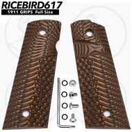 Ricebird617 1911 G10 Grips Full Size ประกับด้ามทรง1911  งานเกรดส่งอเมริกา