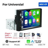 7 Car Radio MP5 Player 1 Din Carplay Android Auto Multimedia Player HD Touch Screen FM AUX Input Mir