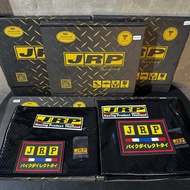 ORIGINAL JRP SEAT COVER RUBBERIZED LOGO / GLOSSY BLACK SEAT COVER FOR MIO SPORTY / SOULTY / MIO I 12