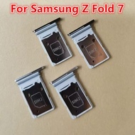Fold7 SIM Card Slots For Samsung Galaxy Z Fold 7 5G F966 SIM Tray Adapters Socket Holder Replace Pho