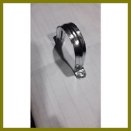 ∲  ▲ Conduit clamp, metal clamp, pvc pipe clamp,.2" 60mm. 2hole galvanize iron.  buy 10pcs. for 140