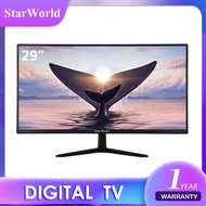 StarWorld LED TV29นิ้ว ทีวี29นิ้ว ดิจิตอล Full HD ทีวีจอแบน โทรทัศน์ดิจิตอล มีกล่องในตัวเครื่อง ใช้ไฟ12vได้ ปรับก้มเงยได้