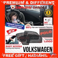 (5-Yrs Warranty) VOLKSWAGEN POLO GOLF MK5 MK6 MK7 JETTA PASSAT B6 B7 B8 TIGUAN SAMURAI SHADES Magnet