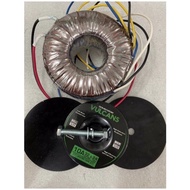 DONUTTrafo 10A 32V 24V CT VULCANS BOMBARDIR TRAVO TOROID VULCANS BOMBARDIR 10 AMPER CT 32 VOLT 24 BE