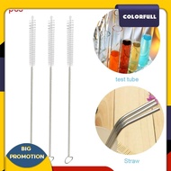 [Colorfull.sg] Reusable Metal Drinking Straw Cleaner Brush Test Tube Bottle Cleaning Tool