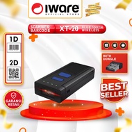 IWARE BARCODE SCANNER BLUETOOTH 2D WIRELESS XT-20 QR CODE (ANDROID IOS WIN)