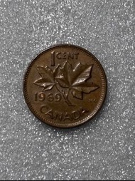 加拿大1969年壹仙銅幣