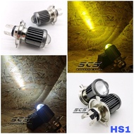 Dual color Yellow SuperWhite HS1 H4 LED Motor light Bulb High Low Accessories LC135 V4-V6 RS150 FZ15