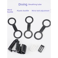 snorkeling mask snorkeling set Tiub snorkel 8-line gesper tiub menyelam gesper tiub bernafas silikon