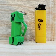 Toy figure keychain Minecraftcreep Keychainjvdtkephjd keychain minecraf keychain
