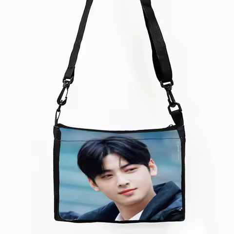 1pc Shoulder Bag Cha EunWoo for Women Handbags Fashion Tote Bag Girls Bags Fashion Large Capacity Un