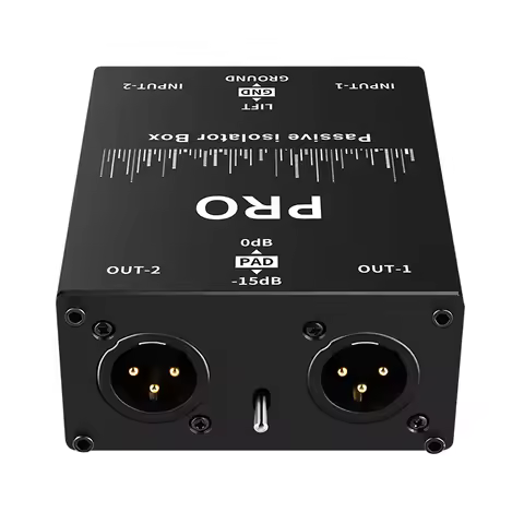 Audio Isolator, Audio Current Eliminator, XLR 6.5, Permalloy Isolator, Mixer Live Broadcast Mixer Mi