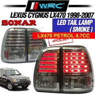 Sonar Lexus Cygnus LX470 2003 - 2007 Led Tail Lamp ( Smoke )