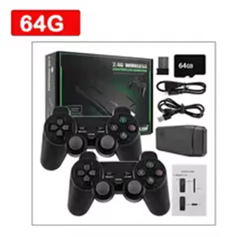 Double Happiness: 2.4G wireless gamepad set, easily team up and play games.Two people can enjoy clas