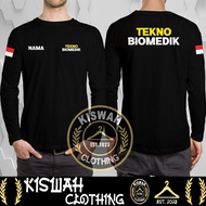 T-shirt Teknobiomedik Free Your Name DB Long Sleeve DB Distro T-shirt