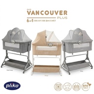 PLIKO ROCKING BABY BED 163 VANCOUVER B-163R + B-167R VANCOUVER PLUS