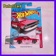 HotWheels Nissan Skyline 2000 GTR Kenmeri Police Car HotWheels Collection Kereta Car Model gtr2000 H