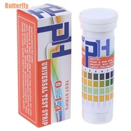 Butterfly（@） 150 Strips Bottled PH Test Strip Full Range 0-14 pH Acidic Alkaline Indicator