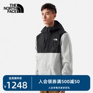 北面（The North Face）【经典款】北面单层冲锋衣男夹克户外防水透气23春季上新|86RK 9B8/灰色 L/175